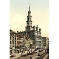 thumbnail image 1 of Print: Court House And Old Market, Posen, Germany (I.E., Poznan Poland), 1 of 4