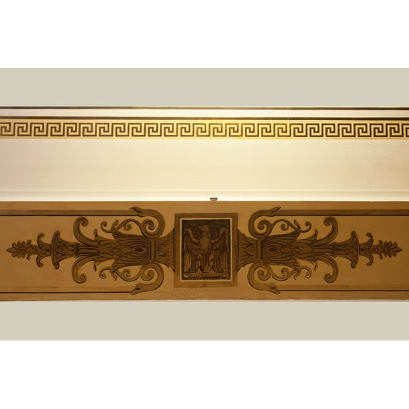 Print: Courtroom Ceiling Detail, U.S. Post Office And Courthouse, Camden