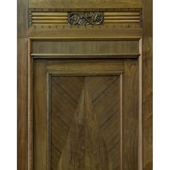 Print: Courtroom Door, United States Courthouse, Davenport, Iowa, 2008