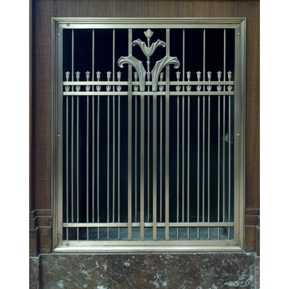 Print: Courtroom Grill, United States Courthouse, Davenport, Iowa, 2008