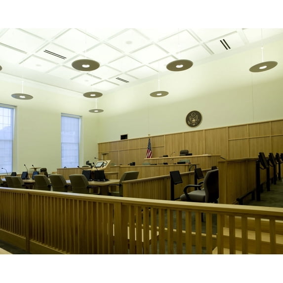 Print: Courtroom Three, U.S. Courthouse, Natchez, Mississippi, 2008