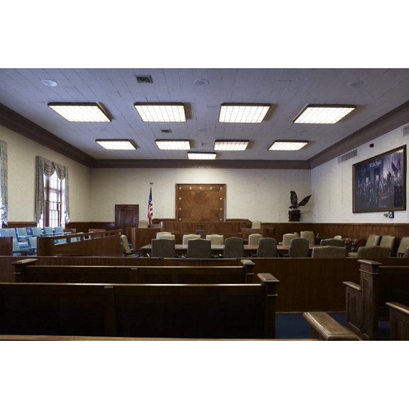 Print: Courtroom, U.S. Post Office And Courthouse, Laredo, Texas, 2007