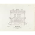 thumbnail image 1 of Print: Custom House And Post Office, Bath, Maine. Transverse Section On, 1 of 4