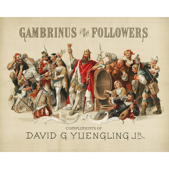 Print: D.G. Yuengling Jr. Brewery, Bock Beer, New York 1890