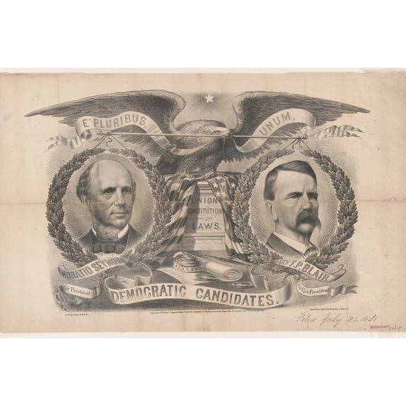 Print: Democratic Candidate, 1868