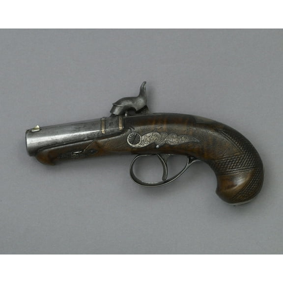 Print: Derringer Gun John Wilkes Booth Used To Assassinate Abraham