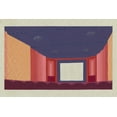 thumbnail image 1 of Print: Design Proposal For A Motion Picture Theater Interior, Possibly In, 1 of 4