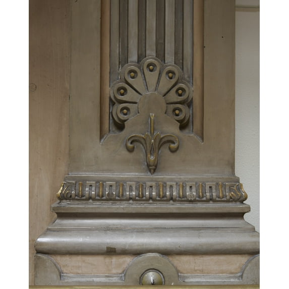 Print: Detail At The George Peabody Library, Formerly The Library Of The