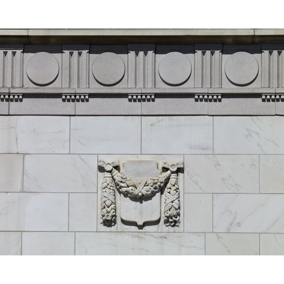 Print: Detail, Federal Building And U.S. Custom House, Denver, Colorado