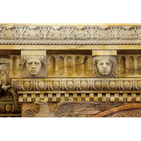 Print: Details From The Million Dollar Courthouse, The Theodore Levin