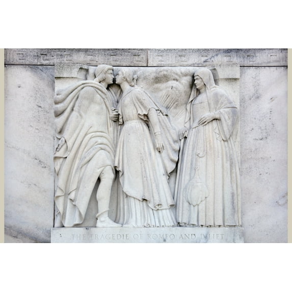 Print: Details On The Folger Shakespeare Library, East Capitol St. At