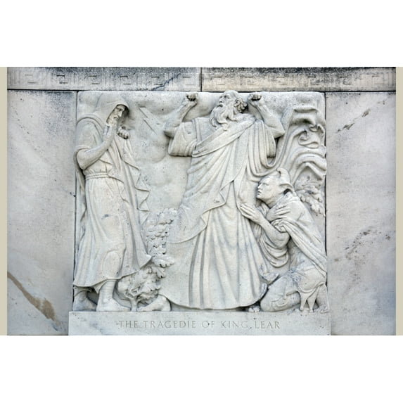 Print: Details On The Folger Shakespeare Library, East Capitol St. At