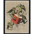 thumbnail image 1 of Print: Devilish Figures Beating A Drum, 1870, 1 of 4