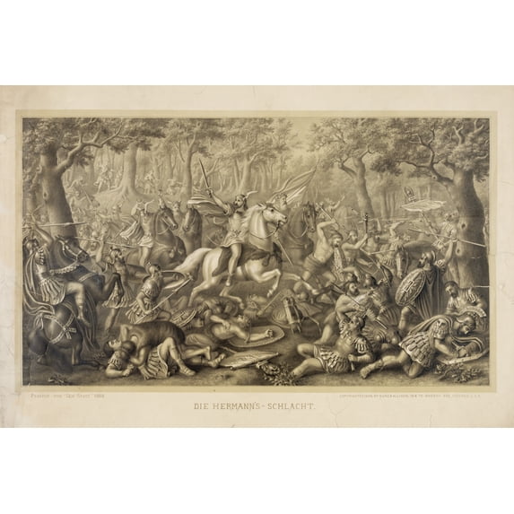 Print: Die Hermanns Schlacht, 1888