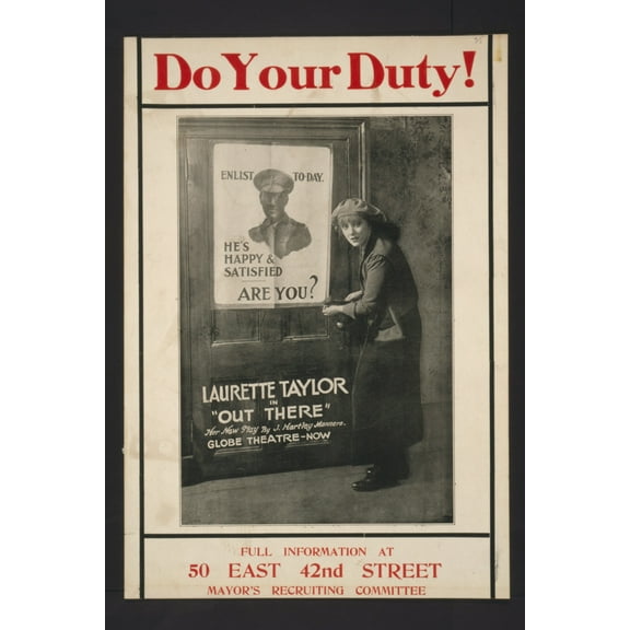 Print: Do Your Duty! Full Information At 50 East 42nd Street, Mayor's