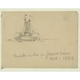thumbnail image 1 of Print: Double Ender On James River, Nov. 1864, 1 of 4