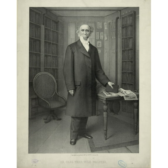 Print: Dr. Carl Ferd. Wilh. Walther, 1887