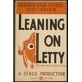 thumbnail image 1 of Print: Duquoin High School Auditorium - Leaning On Letty, The Famous, 1 of 4