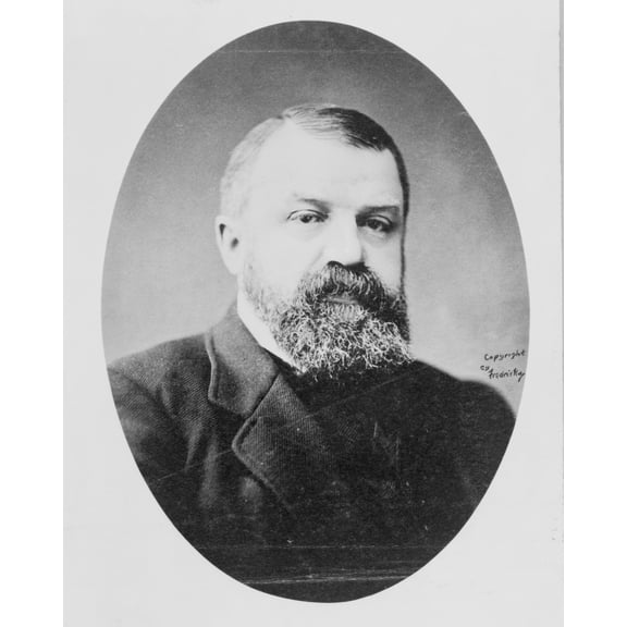 Print: Dwight Lyman Moody, Bust Portrait, Facing Front, 1900