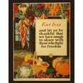 thumbnail image 1 of Print: Eat Less, And Let US Be Thankful That We Have Enough To Share With, 1 of 4