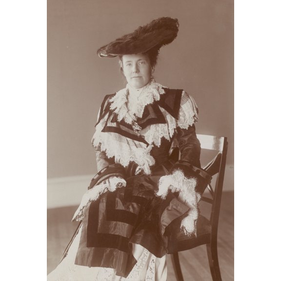 Print: Edith Kermit Carow Roosevelt, Three-Quarter Length Portrait