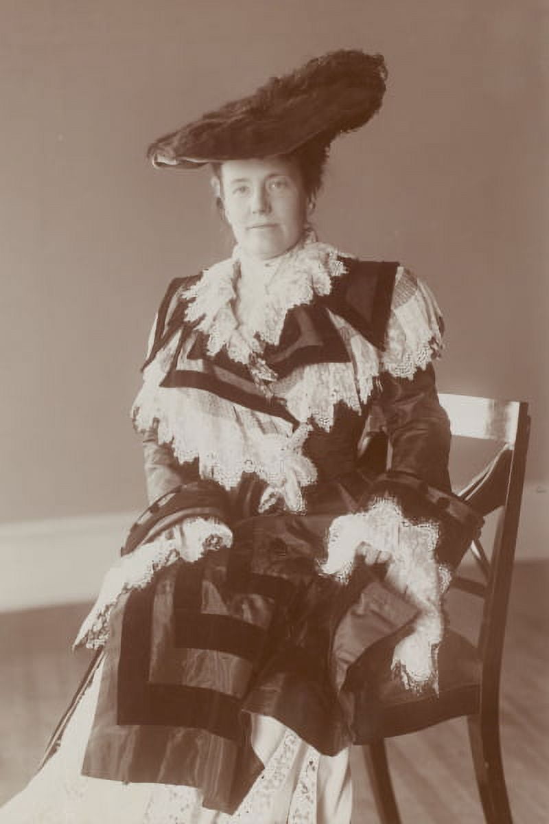 Print: Edith Kermit Carow Roosevelt, Three-Quarter Length Portrait ...