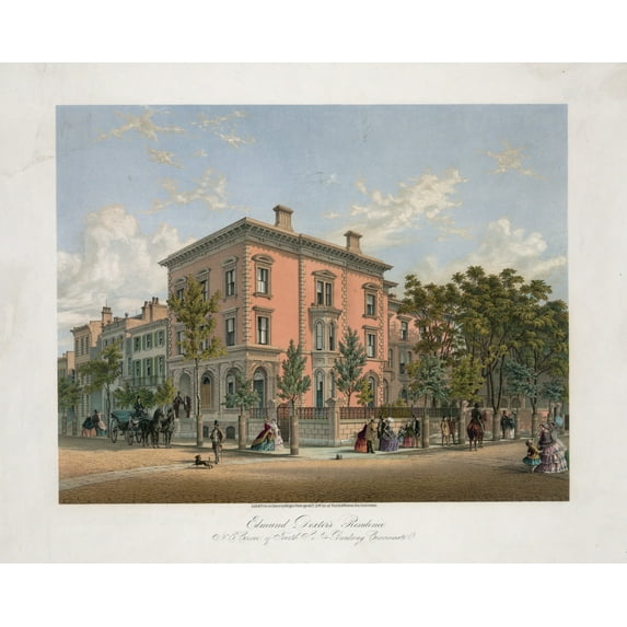 Print: Edmund Dexter's Residence, Cincinnati, Ohio