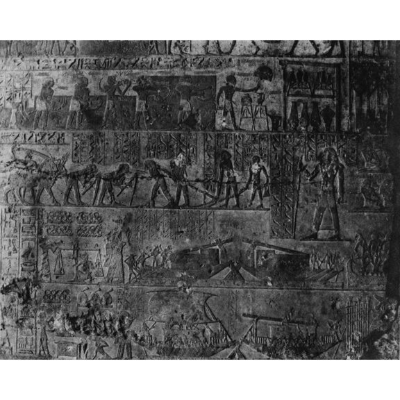 Print: El-Kab (Elethya) - Architecture Hypogeenne - Tombeau De Phape -