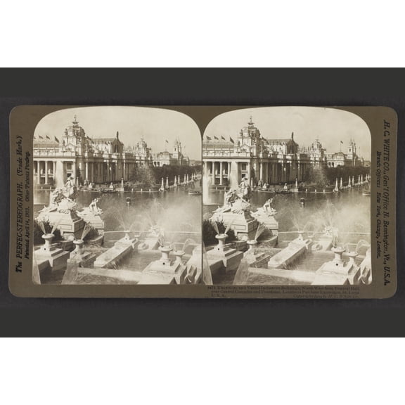 Print: Electricity And Varied Industries Buildings, North West From