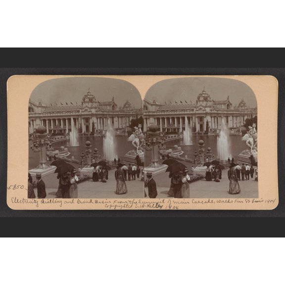 Print: Electricity Bldg. And Grand Basin From The Summit Of The Main