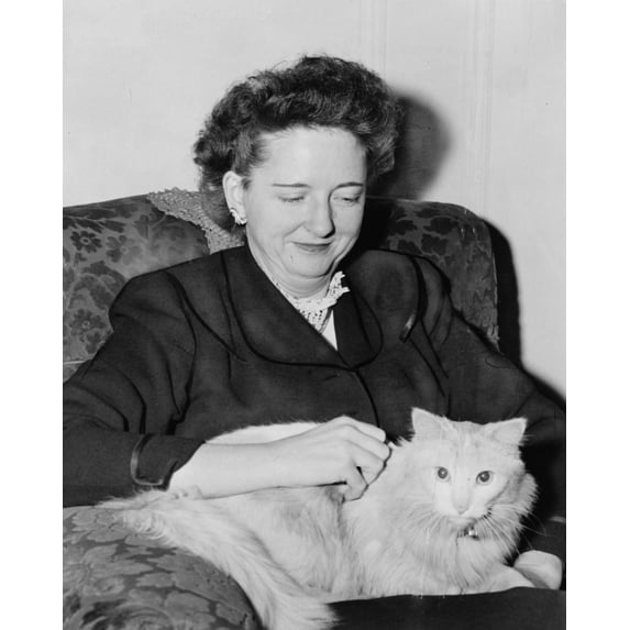 Print: Elizabeth Bentley Is Happy To Be Herself Once Again, 1948
