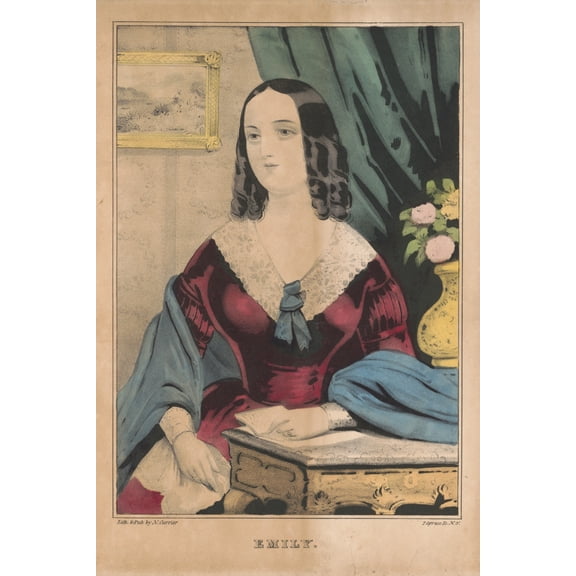 Print: Emily, circa 1835