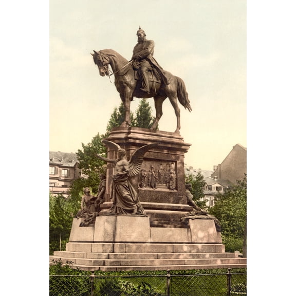 Print: Emperor William's Monument, Frankfort On Main (I.E. Frankfurt Am