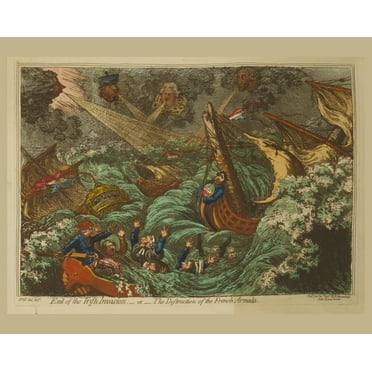 Print: End Of The Irish Invasion : - Or - The Destruction Of The French
