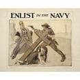 thumbnail image 1 of Print: Enlist In The Navy, 1917, 1 of 4