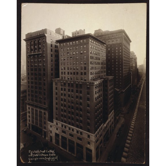 Print: Equitable Trust Co. Bldg. And Hotel Biltmore, 1921