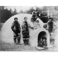 thumbnail image 1 of Print: Eskimo Family And Their Igloo From Labrador, Seattle, A.Y.P.E., 1909, 1 of 4