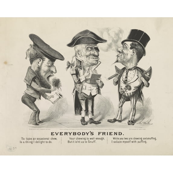 Print: Everybody's Friend, 1876