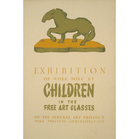 Print: Exhibition Of Work Done By Children In The Free Art Classes Of The