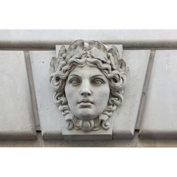 Print: Exterior Bas-Relief, Epa East And West, Located On 12th And
