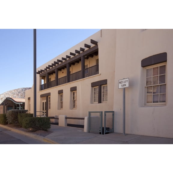 Print: Exterior, Border Patrol Station, Naco, Arizona, 2009