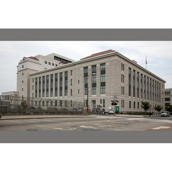 Print: Exterior, Clarkson S. Fisher Federal Building & U.S. Courthouse