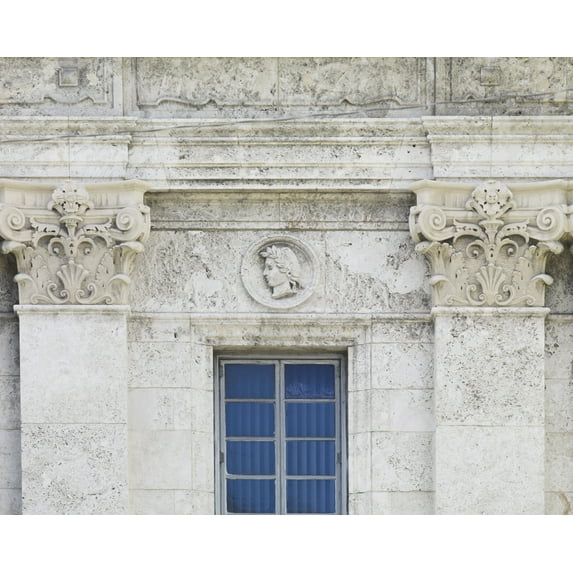 Print: Exterior Detail, David W. Dyer Federal Building And U.S