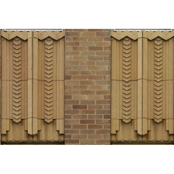 Print: Exterior Detail, Forest Service Building, Ogden, Utah, 2007, View 1