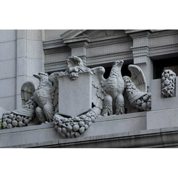 Print: Exterior Detail, U.S. Custom House, San Francisco, California, 2010