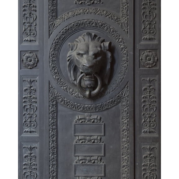 Print: Exterior Door Detail, U.S. Custom House, San Francisco, California