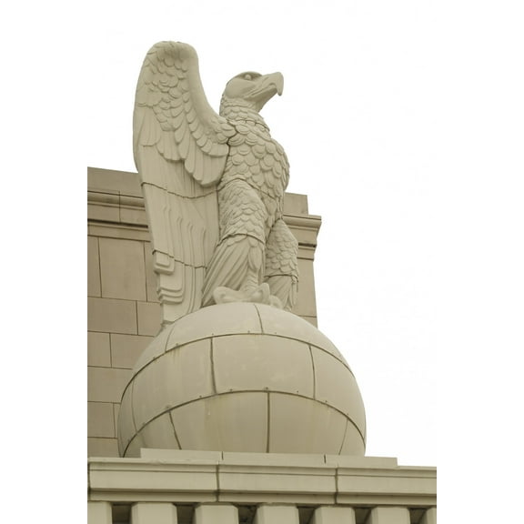 Print: Exterior Eagle Detail, Robert North Carolina Nix Federal Building