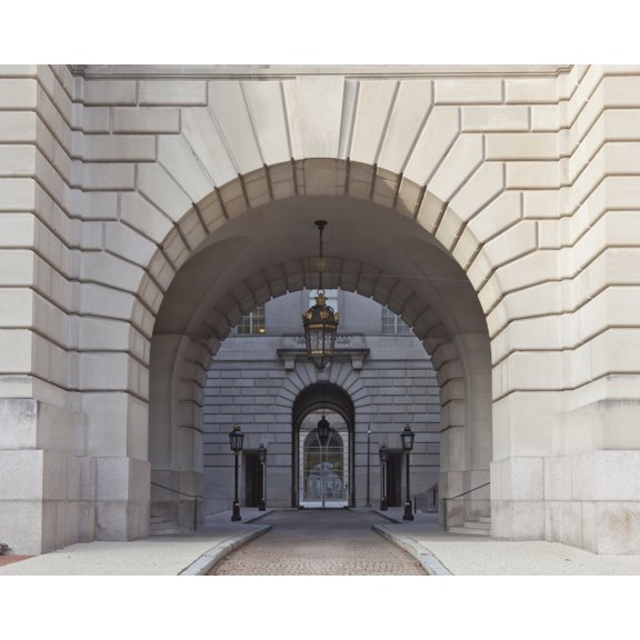 Print: Exterior Elevation, Epa East And West, Located On 12th And