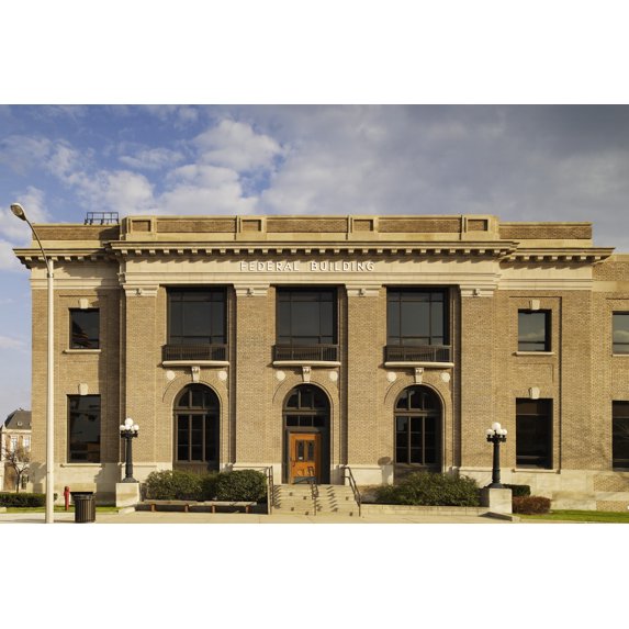 Print: Exterior, Federal Building, Grand Island, Nebraska, 2007