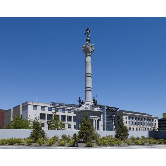 Print: Exterior Front, William J. Nealon Federal Building And U.S